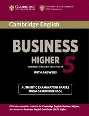 CAMBRIDGE ENGLISH BUSINESS 5 HIGHER STUDENT'S BOOK WITH ANSWERS | 9781107610873 | CAMBRIDGE ESOL | Llibres Parcir | Librería Parcir | Librería online de Manresa | Comprar libros en catalán y castellano online