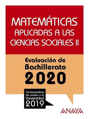 MATEMÁTICAS APLICADAS A LAS CIENCIAS SOCIALES II. | 9788469873229 | BUSTO CABALLERO, ANA ISABEL / DÍAZ ORTEGA, ANA MARÍA | Llibres Parcir | Llibreria Parcir | Llibreria online de Manresa | Comprar llibres en català i castellà online