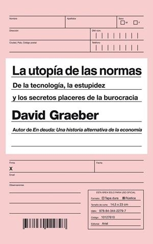 LA UTOPÍA DE LAS NORMAS | 9788434422797 | GRAEBER, DAVID | Llibres Parcir | Llibreria Parcir | Llibreria online de Manresa | Comprar llibres en català i castellà online