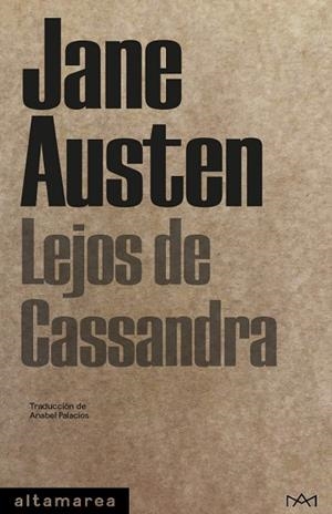 LEJOS DE CASSANDRA | 9788418481031 | AUSTEN, JANE | Llibres Parcir | Librería Parcir | Librería online de Manresa | Comprar libros en catalán y castellano online
