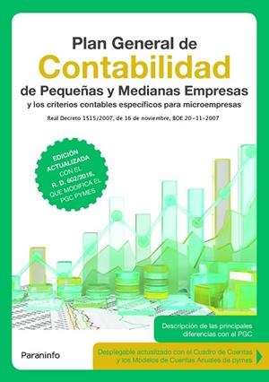 PLAN GENERAL DE CONTABILIDAD DE PEQUEÑAS Y MEDIANAS EMPRESAS 3.ª EDICIÓN 2017 | 9788428339919 | INSTITUTO DE CONTABILIDAD Y AUDITORÍA DE CUENTAS | Llibres Parcir | Librería Parcir | Librería online de Manresa | Comprar libros en catalán y castellano online