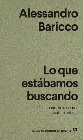 LO QUE ESTÁBAMOS BUSCANDO | 9788433916518 | BARICCO, ALESSANDRO | Llibres Parcir | Llibreria Parcir | Llibreria online de Manresa | Comprar llibres en català i castellà online