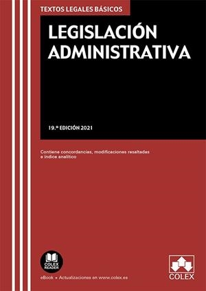 LEGISLACIÓN ADMINISTRATIVA | 9788413591735 | EDITORIAL COLEX S.L. | Llibres Parcir | Llibreria Parcir | Llibreria online de Manresa | Comprar llibres en català i castellà online
