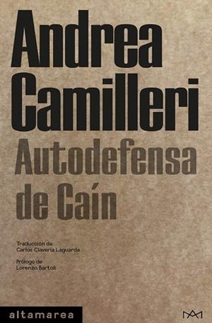 AUTODEFENSA DE CAÍN | 9788418481130 | CAMILLERI, ANDREA | Llibres Parcir | Librería Parcir | Librería online de Manresa | Comprar libros en catalán y castellano online