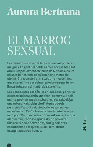EL MARROC SENSUAL | 9788416738601 | BERTRANA, AURORA | Llibres Parcir | Librería Parcir | Librería online de Manresa | Comprar libros en catalán y castellano online