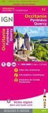 12 OCCITANIE PYRENEES QUERCY 1:250.000 -IGN | 9782758550969 | Llibres Parcir | Librería Parcir | Librería online de Manresa | Comprar libros en catalán y castellano online