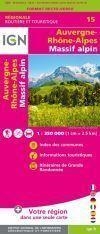15 AUVERGNE-RHONE-ALPES MASSIF ALPIN 1:250.000 -IGN | 9782758550990 | Llibres Parcir | Librería Parcir | Librería online de Manresa | Comprar libros en catalán y castellano online