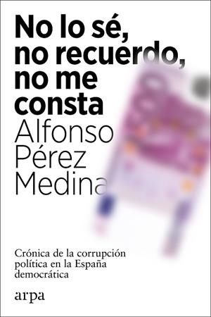 NO LO SÉ, NO RECUERDO, NO ME CONSTA | 9788418741012 | PÉREZ MEDINA, ALFONSO | Llibres Parcir | Llibreria Parcir | Llibreria online de Manresa | Comprar llibres en català i castellà online