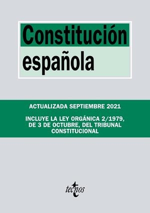 CONSTITUCIÓN ESPAÑOLA | 9788430982806 | EDITORIAL TECNOS | Llibres Parcir | Librería Parcir | Librería online de Manresa | Comprar libros en catalán y castellano online