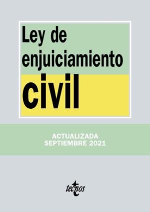 LEY DE ENJUICIAMIENTO CIVIL | 9788430982813 | EDITORIAL TECNOS | Llibres Parcir | Librería Parcir | Librería online de Manresa | Comprar libros en catalán y castellano online