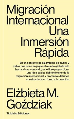 MIGRACIÓN INTERNACIONAL | 9788413478272 | GOZDZIAK, ELZBIETA M. | Llibres Parcir | Llibreria Parcir | Llibreria online de Manresa | Comprar llibres en català i castellà online