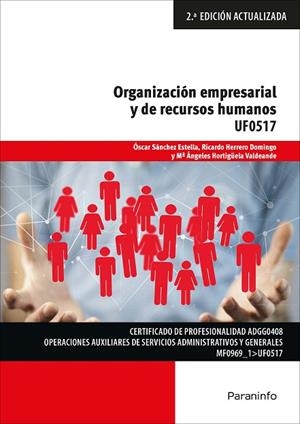 ORGANIZACIÓN EMPRESARIAL Y DE RECURSOS HUMANOS | 9788428341943 | HERRERO DOMINGO, RICARDO / HORTIGÜELA VALDEANDE, MARÍA ANGELES / SÁNCHEZ ESTELLA, ÓSCAR | Llibres Parcir | Librería Parcir | Librería online de Manresa | Comprar libros en catalán y castellano online