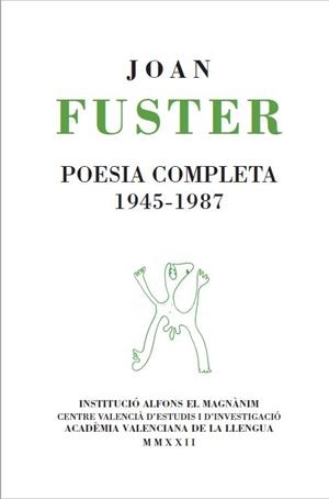 POESIA COMPLETA 1945-1987 | 9788478229178 | FUSTER, JOAN | Llibres Parcir | Llibreria Parcir | Llibreria online de Manresa | Comprar llibres en català i castellà online