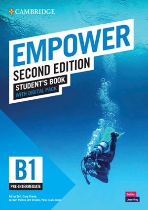 EMPOWER PRE-INTERMEDIATE/B1 STUDENT'S BOOK WITH DIGITAL PACK | 9781108961424 | DOFF,ADRIAN / THAINE,CRAIG / PUCHTA,HERBERT / STRANKS,JEFF / LEWIS-JONES,PETER / BURTON,GRAHAM | Llibres Parcir | Llibreria Parcir | Llibreria online de Manresa | Comprar llibres en català i castellà online