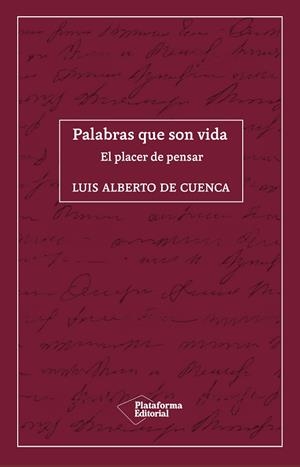 PALABRAS QUE SON VIDA | 9788418285035 | DE CUENCA, LUIS ALBERTO | Llibres Parcir | Llibreria Parcir | Llibreria online de Manresa | Comprar llibres en català i castellà online