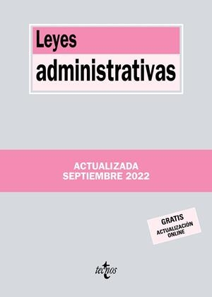 LEYES ADMINISTRATIVAS | 9788430985616 | EDITORIAL TECNOS | Llibres Parcir | Librería Parcir | Librería online de Manresa | Comprar libros en catalán y castellano online