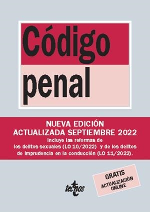 CÓDIGO PENAL | 9788430987009 | EDITORIAL TECNOS | Llibres Parcir | Llibreria Parcir | Llibreria online de Manresa | Comprar llibres en català i castellà online