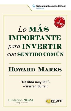 LO MÁS IMPORTANTE PARA INVERTIR CON SENTIDO COMÚN NE | 9788419212306 | MARKS, HOWARD | Llibres Parcir | Librería Parcir | Librería online de Manresa | Comprar libros en catalán y castellano online