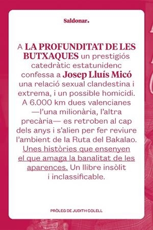LA PROFUNDITAT DE LES BUTXAQUES | 9788419571069 | MICÓ, JOSEP LLUÍS | Llibres Parcir | Librería Parcir | Librería online de Manresa | Comprar libros en catalán y castellano online