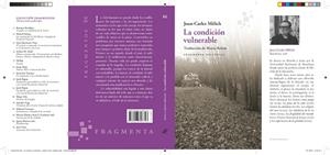 LA CONDICIÓN VULNERABLE | 9788417796723 | MÈLICH, JOAN-CARLES | Llibres Parcir | Llibreria Parcir | Llibreria online de Manresa | Comprar llibres en català i castellà online