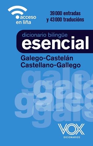 DICCIONARIO ESENCIAL GALEGO-CASTELÁN / CASTELLANO-GALLEGO | 9788499744001 | VOX EDITORIAL | Llibres Parcir | Llibreria Parcir | Llibreria online de Manresa | Comprar llibres en català i castellà online