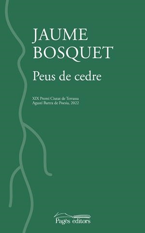 PEUS DE CEDRE | 9788413034669 | BOSQUET PAREDES, JAUME | Llibres Parcir | Llibreria Parcir | Llibreria online de Manresa | Comprar llibres en català i castellà online