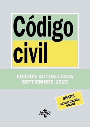 CÓDIGO CIVIL | 9788430988303 | EDITORIAL TECNOS | Llibres Parcir | Llibreria Parcir | Llibreria online de Manresa | Comprar llibres en català i castellà online