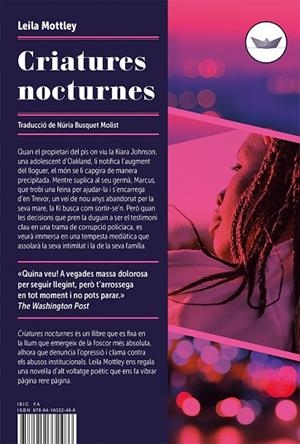 CRIATURES NOCTURNES | 9788419332486 | MOTTLEY, LEILA | Llibres Parcir | Llibreria Parcir | Llibreria online de Manresa | Comprar llibres en català i castellà online