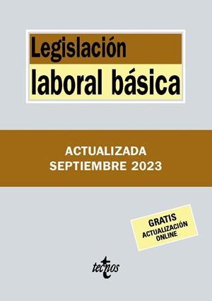 LEGISLACIÓN LABORAL BÁSICA | 9788430988495 | EDITORIAL TECNOS | Llibres Parcir | Llibreria Parcir | Llibreria online de Manresa | Comprar llibres en català i castellà online