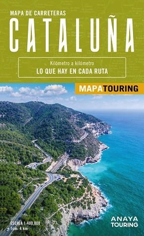 MAPA DE CARRETERAS DE CATALUÑA (DESPLEGABLE), ESCALA 1:400.000 | 9788491587163 | ANAYA TOURING | Llibres Parcir | Llibreria Parcir | Llibreria online de Manresa | Comprar llibres en català i castellà online