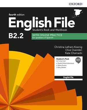ENGLISH FILE 4TH EDITION B2.2. STUDENT'S BOOK AND WORKBOOK WITHOUT KEY PACK | 9780194039437 | LATHAN-KOENIG / OXENDEN | Llibres Parcir | Librería Parcir | Librería online de Manresa | Comprar libros en catalán y castellano online