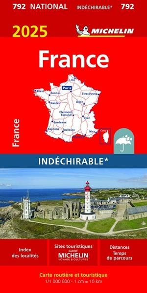 MAPA NATIONAL FRANCE ALTA RESISTENCIA 17792 2025 | 9782067264939 | AA.VV. | Llibres Parcir | Librería Parcir | Librería online de Manresa | Comprar libros en catalán y castellano online