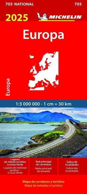 MAPA NATIONAL EUROPA 2025 11705 | 9782067265233 | AA.VV. | Llibres Parcir | Librería Parcir | Librería online de Manresa | Comprar libros en catalán y castellano online