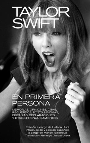 TAYLOR SWIFT: EN PRIMERA PERSONA. MEMORIAS, OPINIONES, CITAS, RECUERDOS, POSTS, | 9788418404603 | Llibres Parcir | Llibreria Parcir | Llibreria online de Manresa | Comprar llibres en català i castellà online