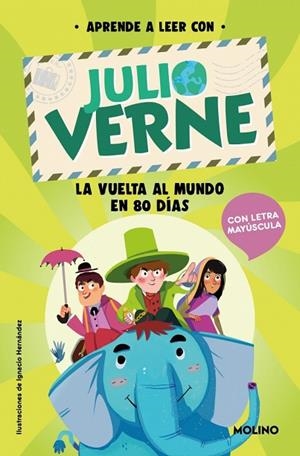 APRENDE A LEER CON JULIO VERNE - LA VUELTA AL MUNDO EN 80 DÍAS | 9788427237407 | VERNE, JULIO / GREEN, SHIA | Llibres Parcir | Llibreria Parcir | Llibreria online de Manresa | Comprar llibres en català i castellà online