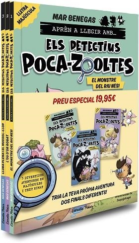 PACK APRÈN A LLEGIR AMB... ELS DETECTIUS POCA-ZOOLTES!  1,2 I 3: EN LLETRA MAJÚS | 9791387519438 | BENEGAS, MAR | Llibres Parcir | Llibreria Parcir | Llibreria online de Manresa | Comprar llibres en català i castellà online