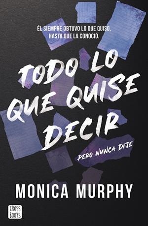 TODO LO QUE QUISE DECIR, PERO NUNCA DIJE | 9788408300793 | MURPHY, MONICA | Llibres Parcir | Llibreria Parcir | Llibreria online de Manresa | Comprar llibres en català i castellà online