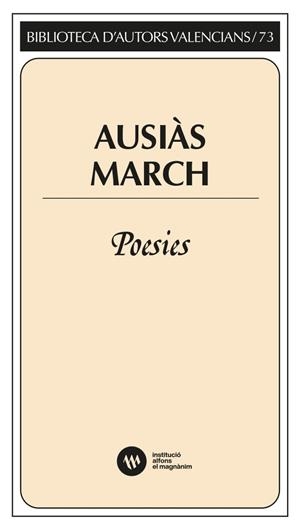 AUSIÀS MARCH. POESIES | 9788411560627 | MARCH I RIPOLL, AUSIÀS | Llibres Parcir | Llibreria Parcir | Llibreria online de Manresa | Comprar llibres en català i castellà online