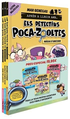 PACK APRÈN A LLEGIR AMB... ELS DETECTIUS POCA-ZOOLTES!  4,5 I 6: EN LLETRA MAJÚS | 9791387782009 | BENEGAS, MAR | Llibres Parcir | Llibreria Parcir | Llibreria online de Manresa | Comprar llibres en català i castellà online