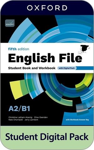 ENGLISH FILE 5TH EDITION A2/B1. STUDENT'S BOOK AND WORKBOOK AND DIGITAL WITH KEY | 9780194145510 | Llibres Parcir | Llibreria Parcir | Llibreria online de Manresa | Comprar llibres en català i castellà online