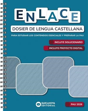 ENLACE. DOSIER DE LENGUA CASTELLANA. BACHILLERATO 2026 | 9788448964931 | CÁNOVAS, GERMÁN / CALVO, IRENE | Llibres Parcir | Llibreria Parcir | Llibreria online de Manresa | Comprar llibres en català i castellà online