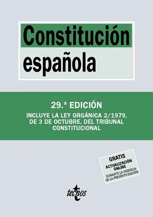 CONSTITUCIÓN ESPAÑOLA | 9788430993048 | EDITORIAL TECNOS | Llibres Parcir | Llibreria Parcir | Llibreria online de Manresa | Comprar llibres en català i castellà online