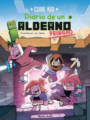 MINECRAFT. DIARIO DE UN ALDEANO PRINGAO. CÓMIC 11 | 9788408308997 | , CUBE KID | Llibres Parcir | Llibreria Parcir | Llibreria online de Manresa | Comprar llibres en català i castellà online
