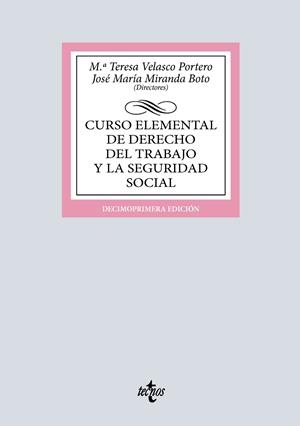 CURSO ELEMENTAL DE DERECHO DEL TRABAJO Y LA SEGURIDAD SOCIAL | 9788430992881 | AGUILAR MARTÍN, CARMEN / ÁLVAREZ DEL CUVILLO, ANTONIO / DANS ÁLVAREZ DE SOTOMAYOR, LUCÍA / FOTINOPOU | Llibres Parcir | Llibreria Parcir | Llibreria online de Manresa | Comprar llibres en català i castellà online