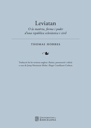 LEVIATAN | 9788491689959 | THOMAS, HOBBES | Llibres Parcir | Llibreria Parcir | Llibreria online de Manresa | Comprar llibres en català i castellà online