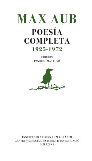 MAX AUB. POESÍA COMPLETA (1925-1972) | 9788411561266 | Llibres Parcir | Llibreria Parcir | Llibreria online de Manresa | Comprar llibres en català i castellà online