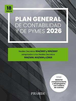 PLAN GENERAL DE CONTABILIDAD Y DE PYMES | 9788436851601 | EDICIONES PIRÁMIDE | Llibres Parcir | Llibreria Parcir | Llibreria online de Manresa | Comprar llibres en català i castellà online