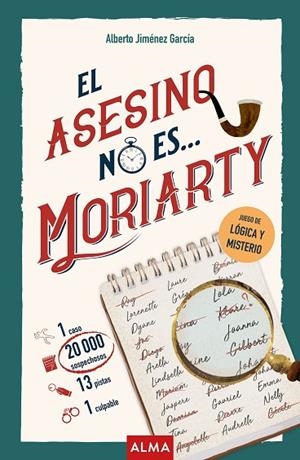 EL ASESINO NO ES MORIARTY | 9791388389023 | ALBERTO JIMÉNEZ | Llibres Parcir | Llibreria Parcir | Llibreria online de Manresa | Comprar llibres en català i castellà online
