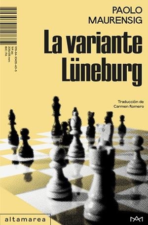 LA VARIANTE LÜNEBURG | 9788410435605 | MAURENSIG, PAOLO | Llibres Parcir | Llibreria Parcir | Llibreria online de Manresa | Comprar llibres en català i castellà online