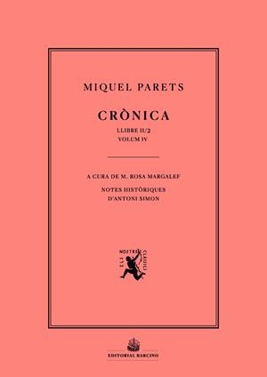 CRÒNICA DE MIQUEL PARETS | 9788416726554 | PARETS, MIQUEL | Llibres Parcir | Llibreria Parcir | Llibreria online de Manresa | Comprar llibres en català i castellà online